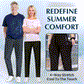 Hengittävät Unisex Ultra Stretch -vapaa-ajan housut