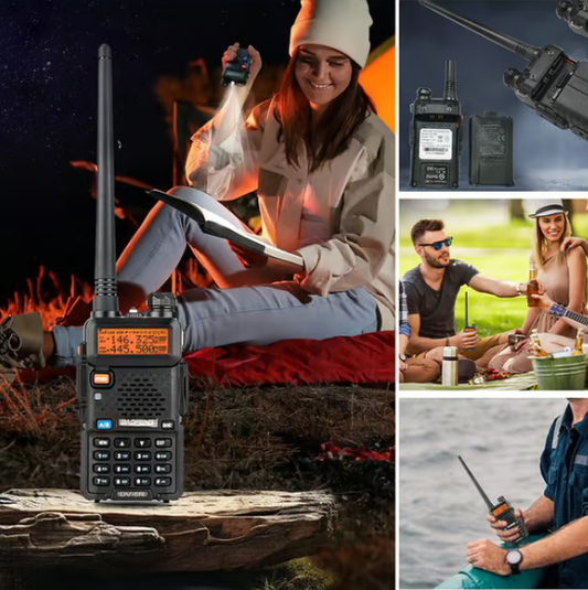 🔥 KUUMAA ALEA -52% ALENNUS 🔥📡 UV-5R Hama-radiopuhelin Pitkän kantaman UV5R kaksikaistainen walkie-talkie