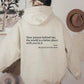 ✨'Querida persona detrás de mí' ✨Sudadera con capucha de gran tamaño