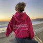 ✨'Querida persona detrás de mí' ✨Sudadera con capucha de gran tamaño