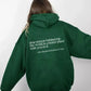 ✨'Querida persona detrás de mí' ✨Sudadera con capucha de gran tamaño