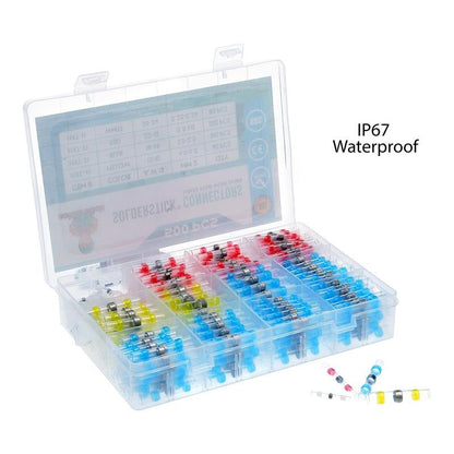 Vedenpitävä juotosjohtoliitinsarja