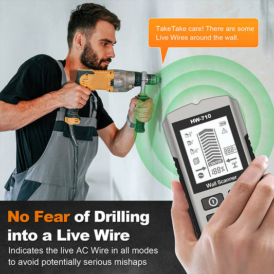 🔥💯Monitoiminen Käsikäyttöinen Metalli- ja Seinäanturi