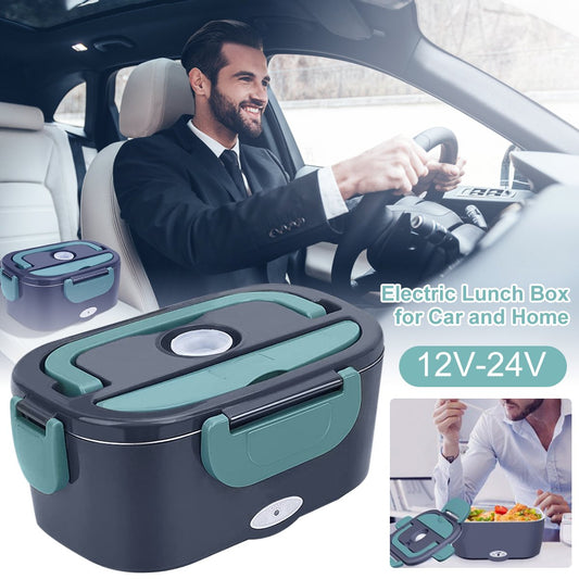 Caja de Almuerzo Calentada Aislada y Portátil
