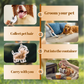 Llavero Creativo Transparente para Recuerdos de Pelo de Mascota