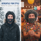 🎉🎉 50% ALE !! ⏰ Punk-tyylinen hattu, jossa on yksinkertainen lippis ja neuloparta