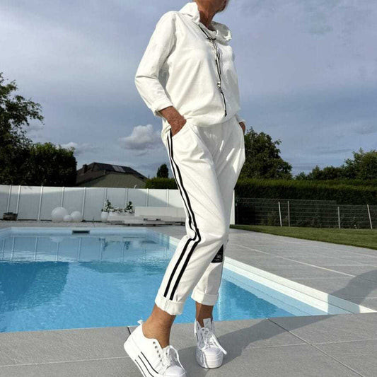 Naisten hupputakki- ja kiristysnauhahoususetti