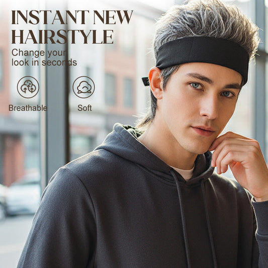 🔥Unisex-hiphop-tyylinen peruukkipäähin