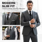 Miesten Slim Fit 3-osainen Puku – Laadukas Juhlapuku Virallisiin Tilaisuuksiin