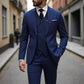 Miesten Slim Fit 3-osainen Puku – Laadukas Juhlapuku Virallisiin Tilaisuuksiin